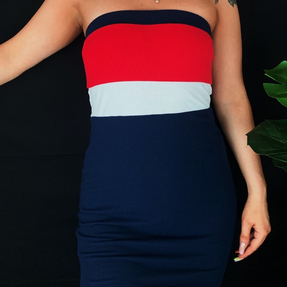 Striped Mini Dress